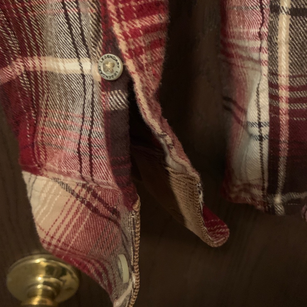 Soft Heavy Flannel Plaid Shirt - Picture 4 of 5